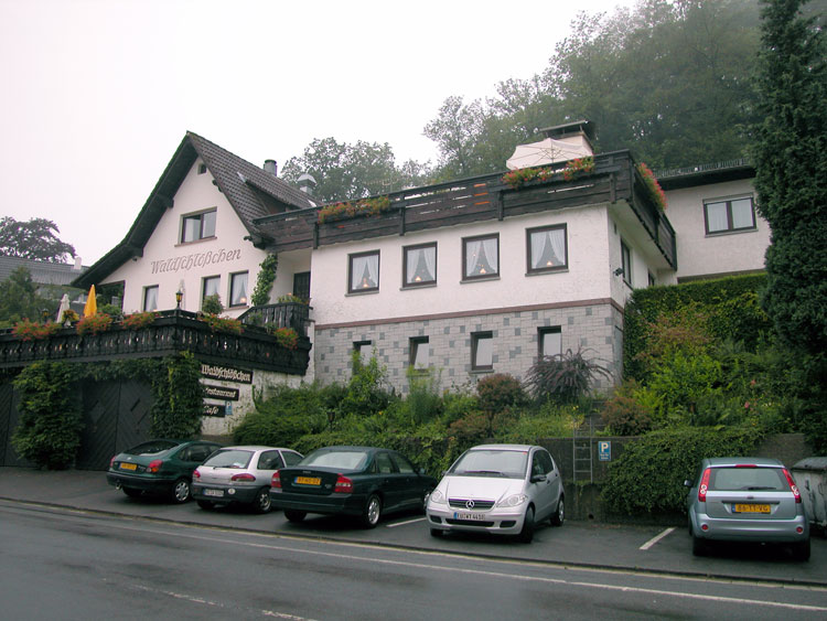 Waldshlosschen Inn with Mercedes rental car