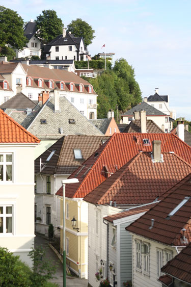 Bergen hillside homes