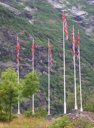 Norwegian flags