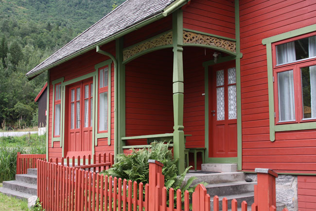 traditional house in Geiranger