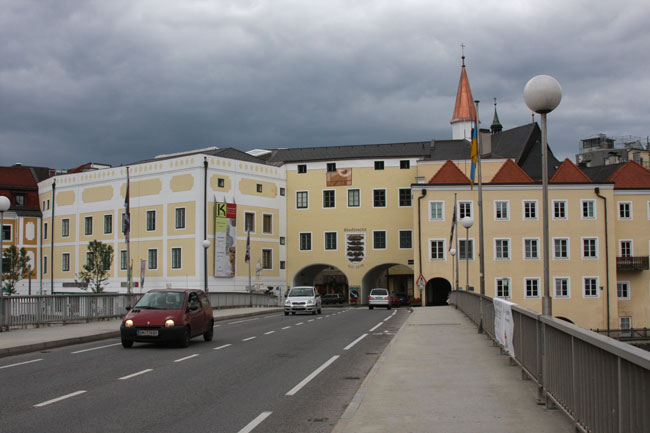 Gmunden entry from bridge