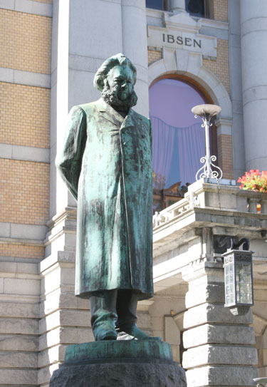 statue of Henrik Ibsen